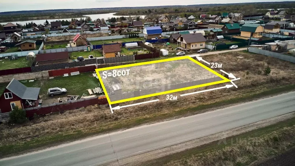 Участок в Томская область, Томский район, д. Казанка, Набережный мкр ... - Фото 1