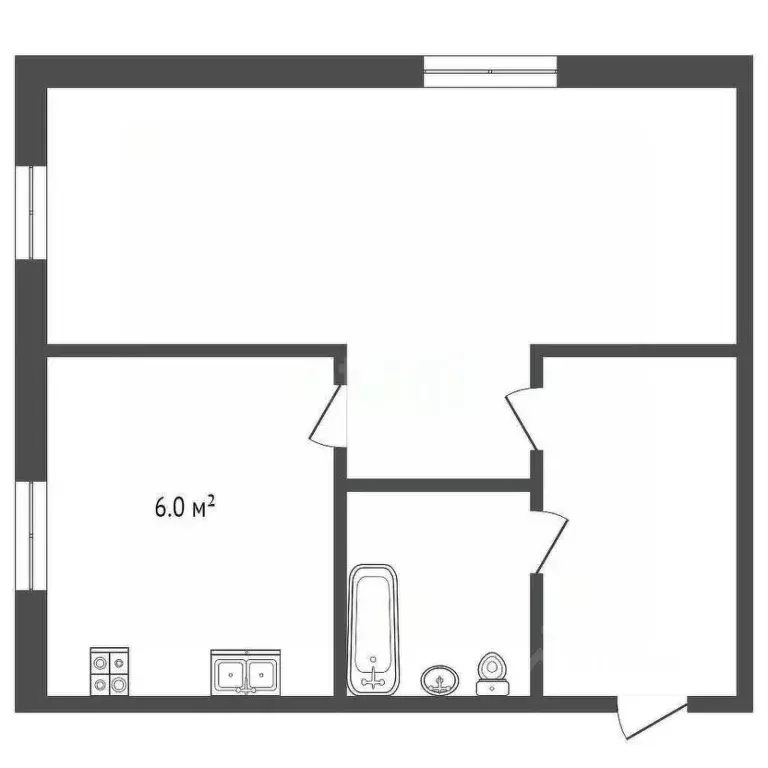 1-к кв. Удмуртия, Ижевск ул. Коммунаров, 206 (32.4 м) - Фото 2