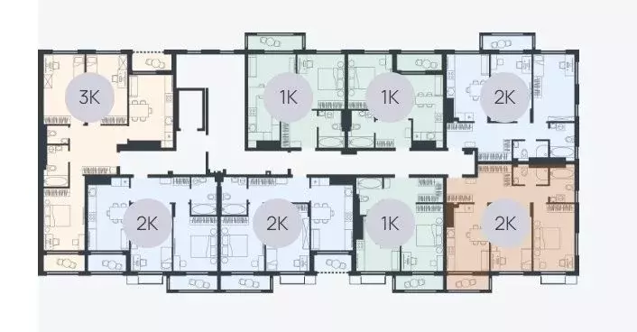 1-к кв. Калининградская область, Гурьевский муниципальный округ, пос. ... - Фото 2