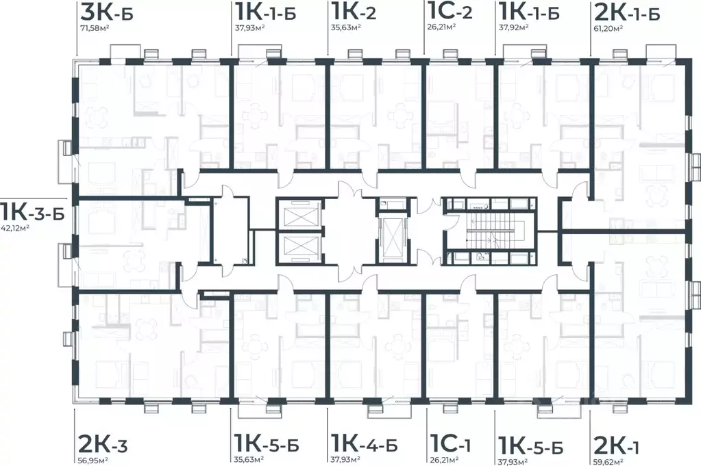 2-к кв. Астраханская область, Астрахань ул. Бехтерева (56.95 м) - Фото 2