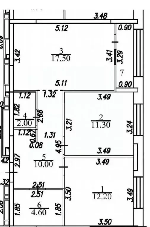 2-к кв. Чувашия, Чебоксары ул. Энергетиков, 17к1 (57.6 м) - Фото 2