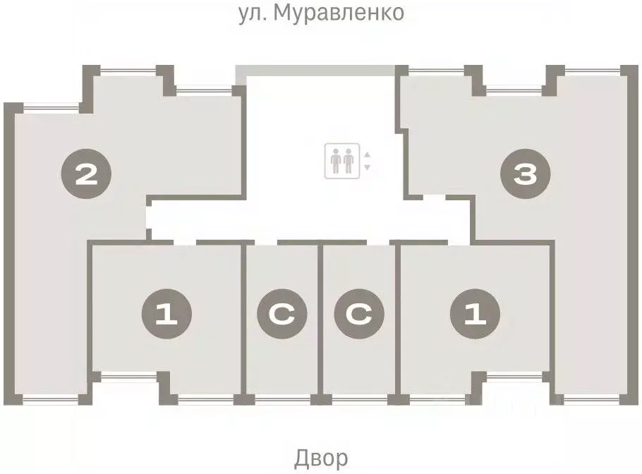 1-к кв. Тюменская область, Тюмень ул. Муравленко, 9к3 (43.38 м) - Фото 1