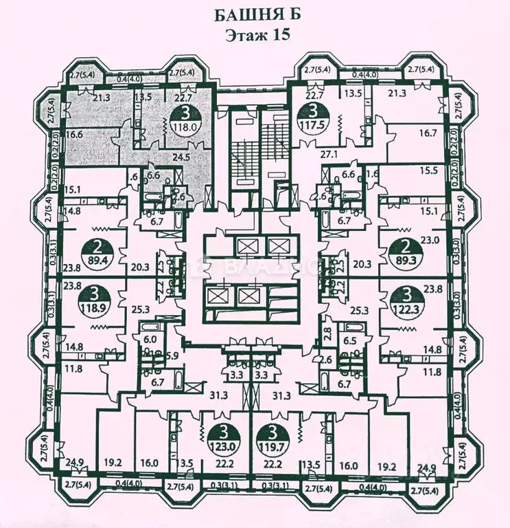 3-к кв. Москва просп. Вернадского, 80Ак1 (118.0 м) - Фото 1