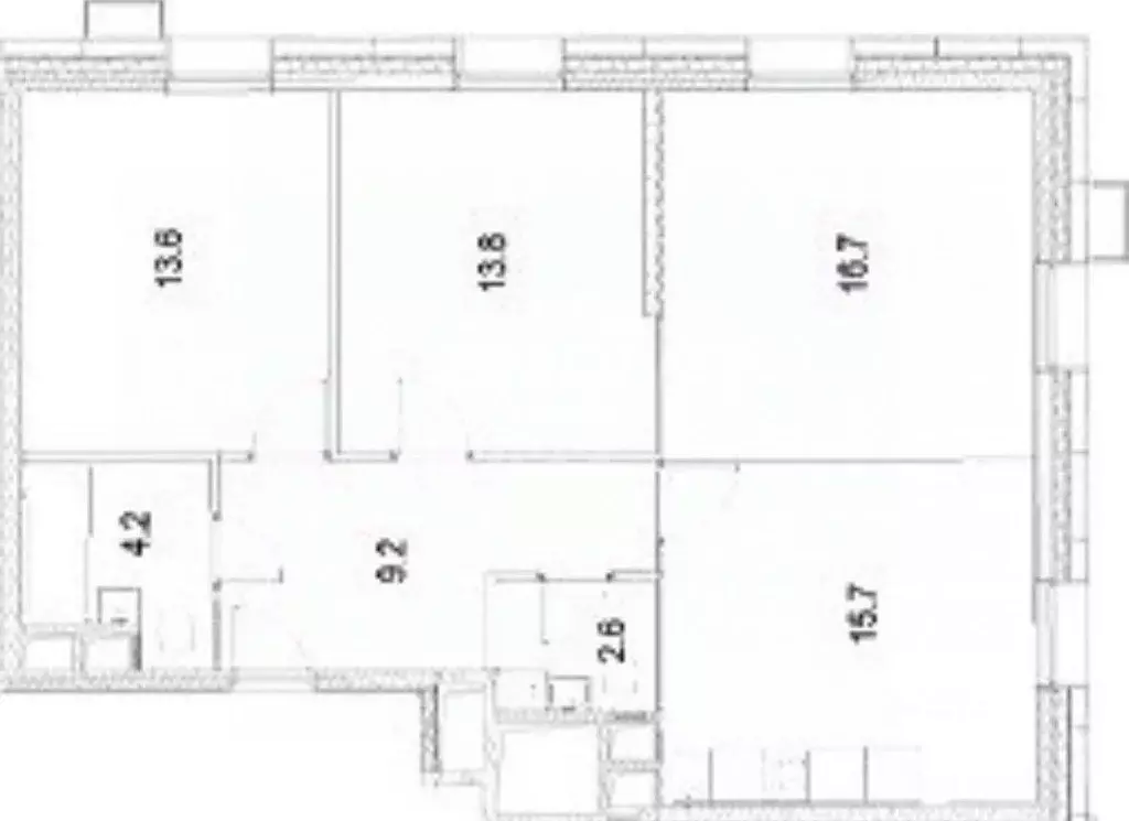 3-к кв. Москва Волоколамское ш., 71/22к1 (76.0 м) - Фото 2