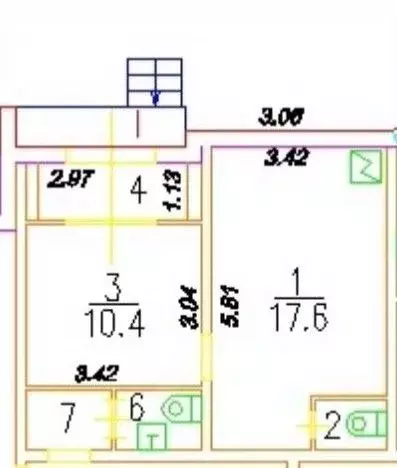 Торговая площадь в Москва Дубнинская ул., 37К1 (33 м) - Фото 2