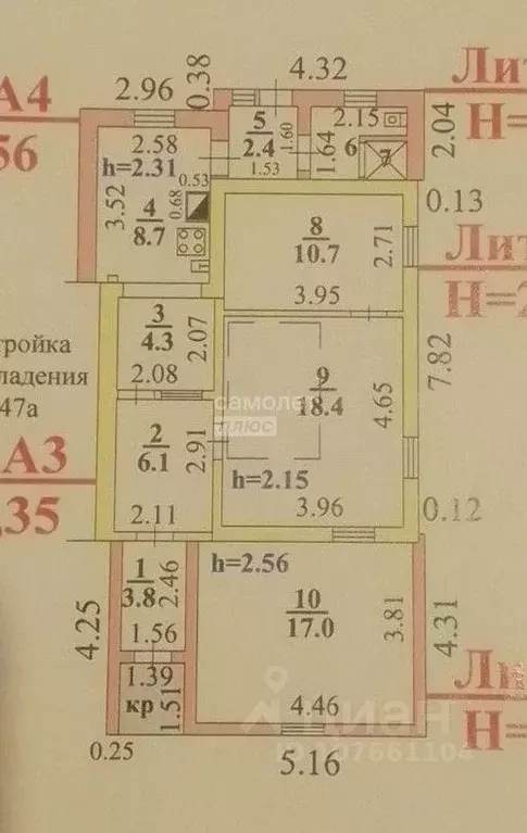 Дом в Липецкая область, Липецк Желтые Пески мкр, ул. Буденного (75 м) - Фото 2