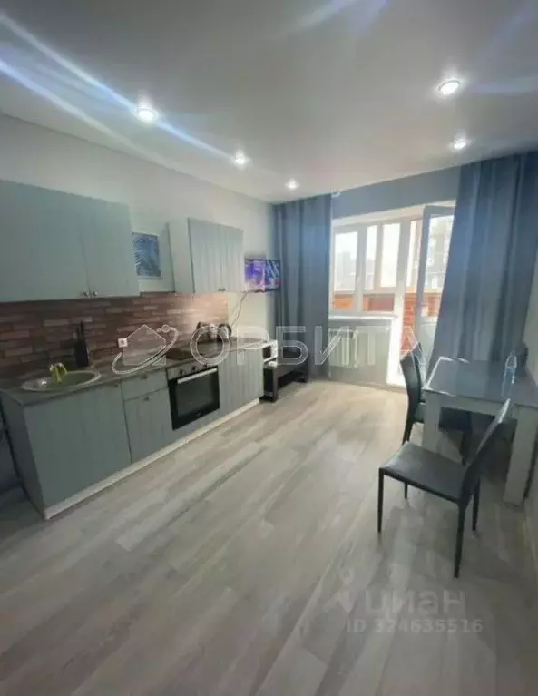 1-к кв. Тюменская область, Тюмень ул. Николая Зелинского, 3 (42.4 м) - Фото 2