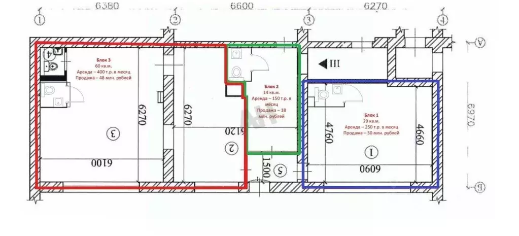 Помещение свободного назначения в Москва ул. Фридриха Энгельса, 7-21 ... - Фото 2