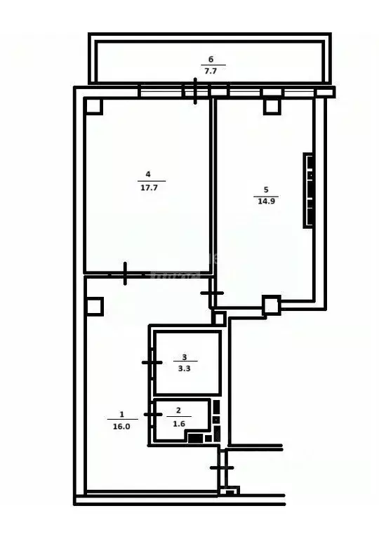 1-к кв. Самарская область, Самара Революционная ул., 5 (62.0 м) - Фото 1