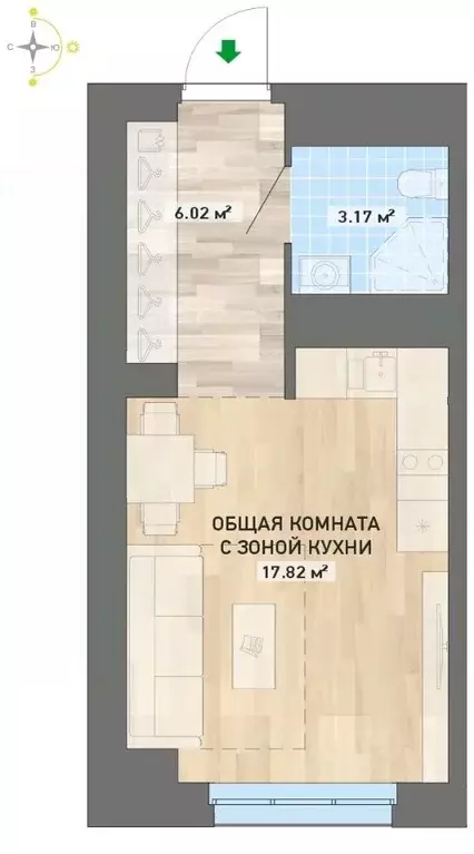 Студия Свердловская область, Екатеринбург ул. Николая Кичигина, 7/3 ... - Фото 0