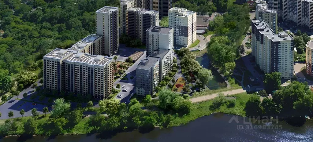 2-к кв. Московская область, Мытищи Тайнинка – 22-й мкр,  (52.9 м) - Фото 1