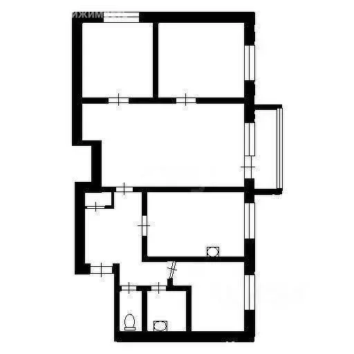 4-комнатная квартира: Тула, Рязанская улица, 28к2 (57.8 м) - Фото 0