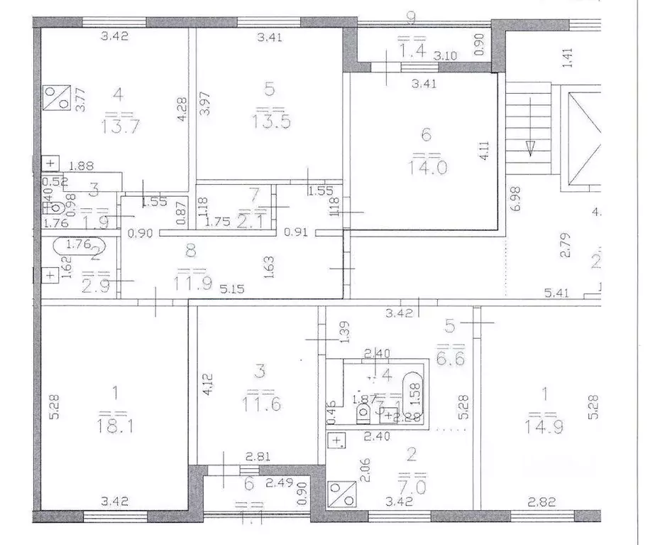 3-к кв. Нижегородская область, Нижний Новгород Бурнаковская ул., 73 ... - Фото 2