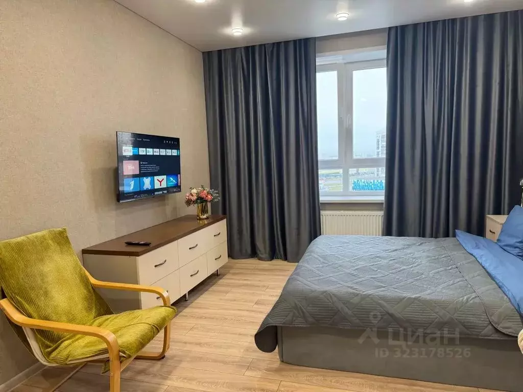 1-к кв. Мордовия, Саранск ул. Юрия Святкина, 4 (43.0 м) - Фото 0