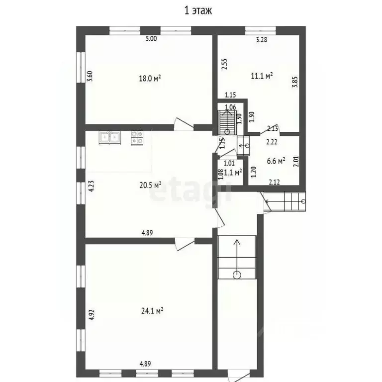 Дом в Нижегородская область, Выкса городской округ, д. Грязная ул. ... - Фото 1