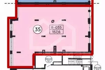Помещение свободного назначения в Москва бул. Скандинавский, 17 (158 ... - Фото 2