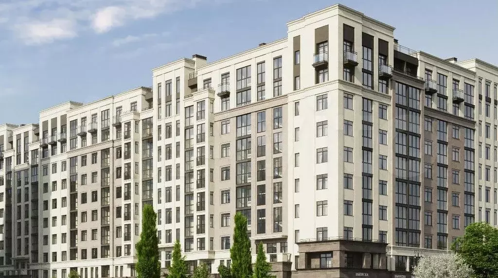 1-к. квартира, 40,7 м, 4/10 эт. - Фото 0