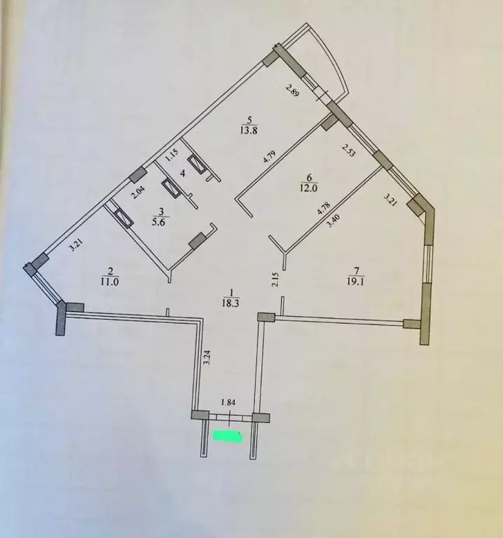3-к кв. Волгоградская область, Волгоград ул. 8-й Воздушной Армии, 10а ... - Фото 2