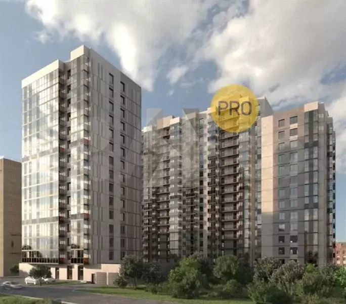 2-к. квартира, 54,8 м, 12/15 эт. - Фото 1