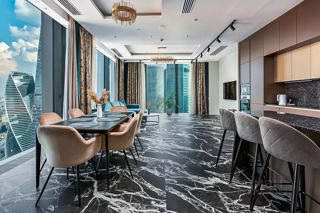 3-к кв. Москва 1-й Красногвардейский проезд, 22с2 (135.0 м) - Фото 1