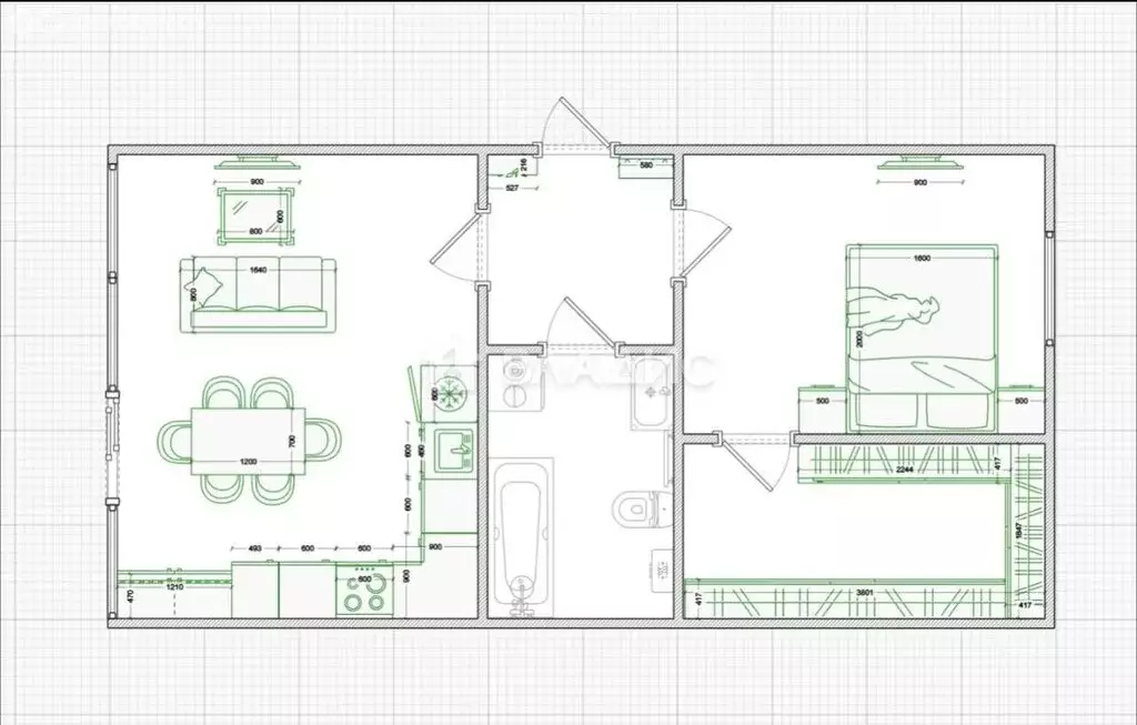 Дом в Московская область, Можайский муниципальный округ, коттеджный ... - Фото 2