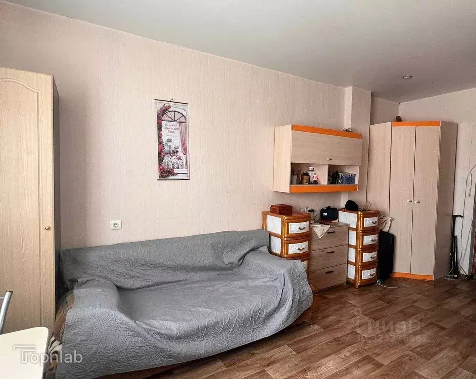 Студия Иркутская область, Шелехов 3-й мкр, 14А (25.0 м) - Фото 1