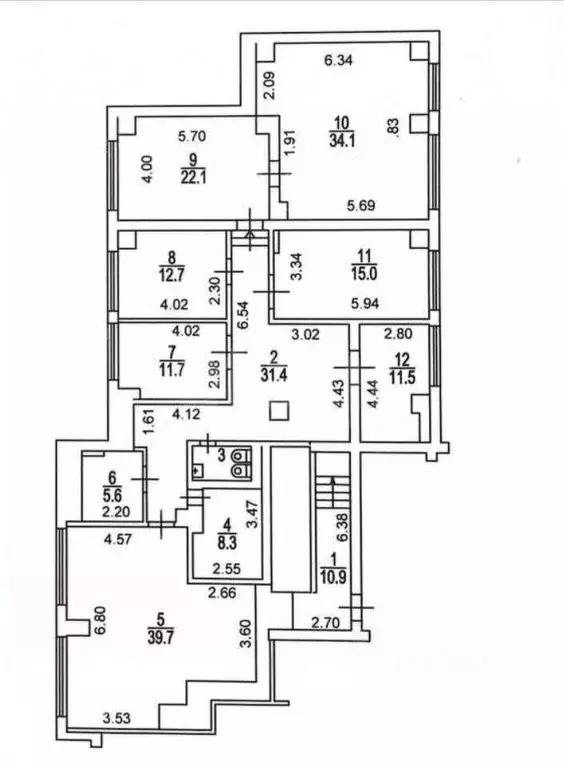 4-к кв. Москва Братиславская ул., 16К1 (236.0 м) - Фото 0