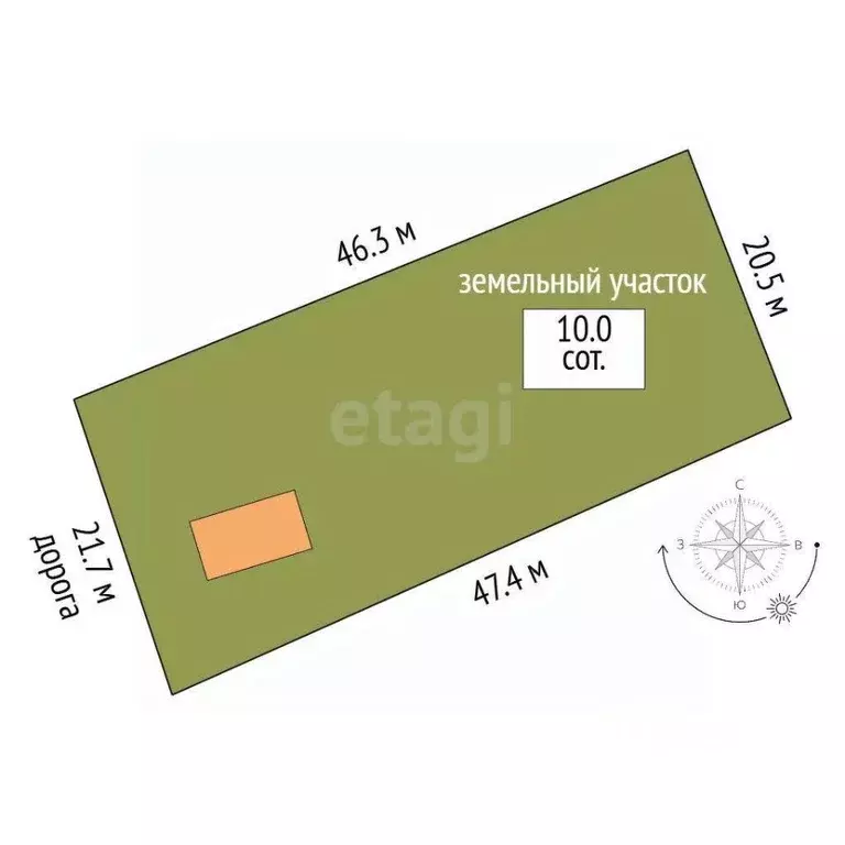 Дом в Томская область, Томск д. Эушта, Лесная ул. (27 м) - Фото 2