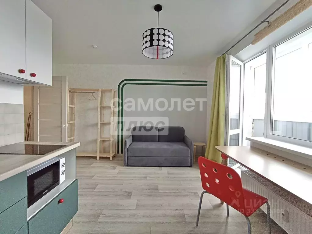 Студия Пермский край, Пермь ул. Гашкова, 56к1 (26.5 м) - Фото 1