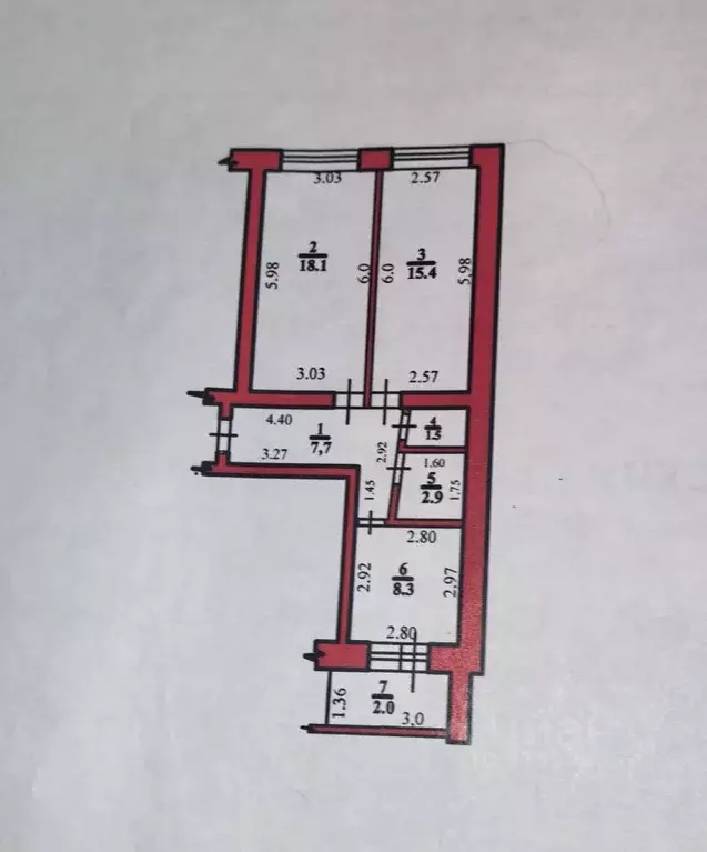 2-к кв. Башкортостан, Стерлитамак Солнечный мкр, ул. Караная Муратова, ... - Фото 2