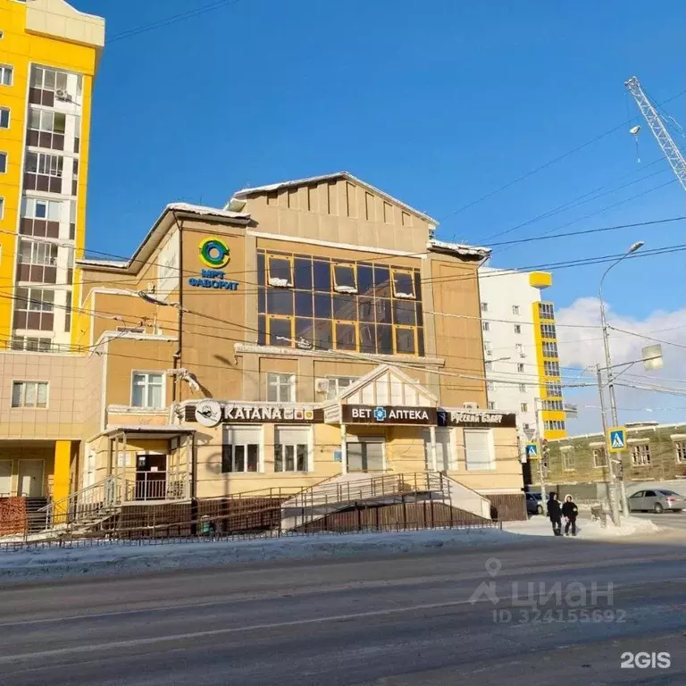 Торговая площадь в Саха (Якутия), Якутск ул. Федора Попова, 6 (38 м) - Фото 1
