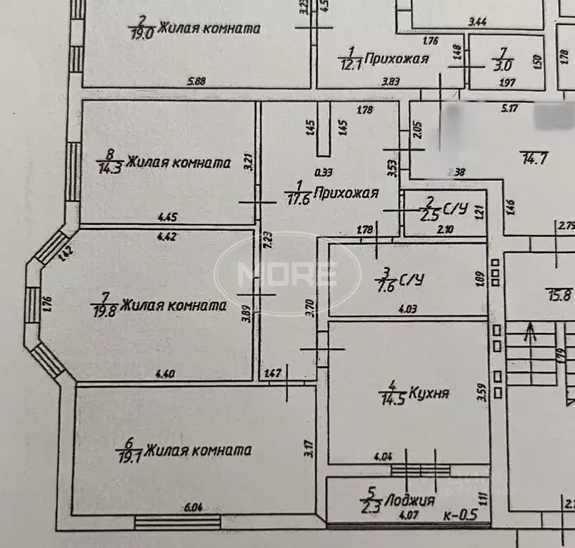 3-к кв. Калининградская область, Гурьевский муниципальный округ, пос. ... - Фото 2