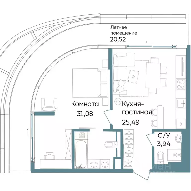 2-к кв. Крым, Саки ул. Морская (81.03 м) - Фото 0