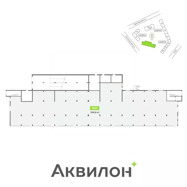 Торговая площадь в Санкт-Петербург Аквилон Скай жилой комплекс (1362 ... - Фото 1