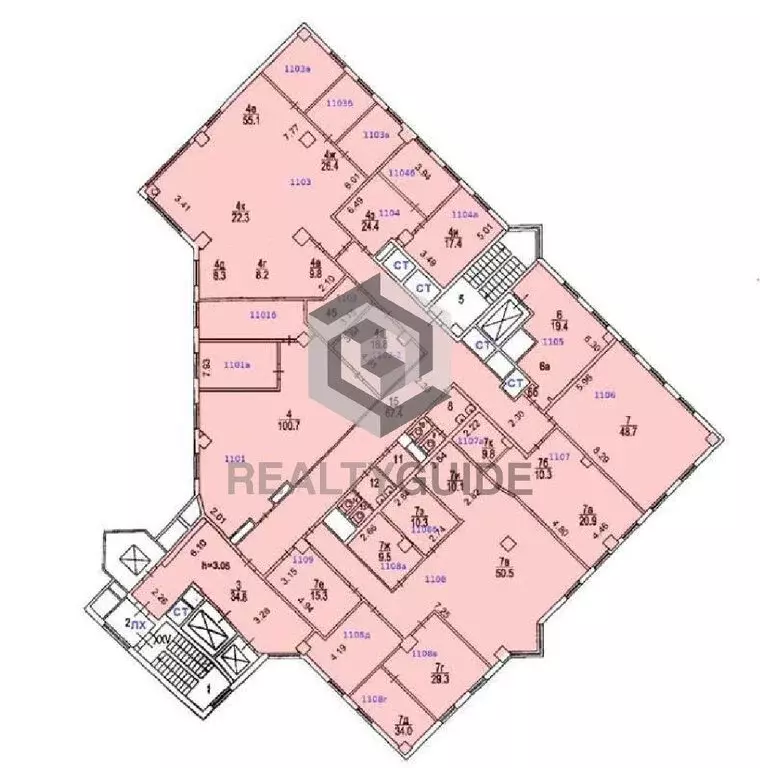 Офис (844.8 м) - Фото 2