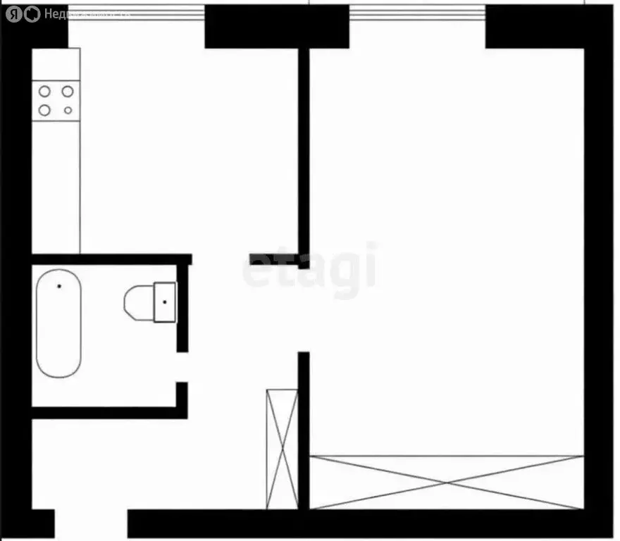 2-комнатная квартира: Тула, улица Дементьева, 12 (40.2 м) - Фото 1