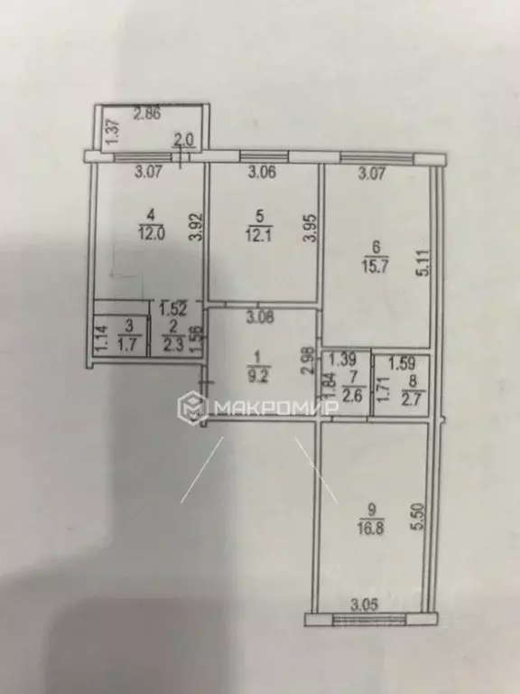 3-к кв. Кировская область, Киров ул. Героя Ивана Костина, 3 (75.1 м) - Фото 2
