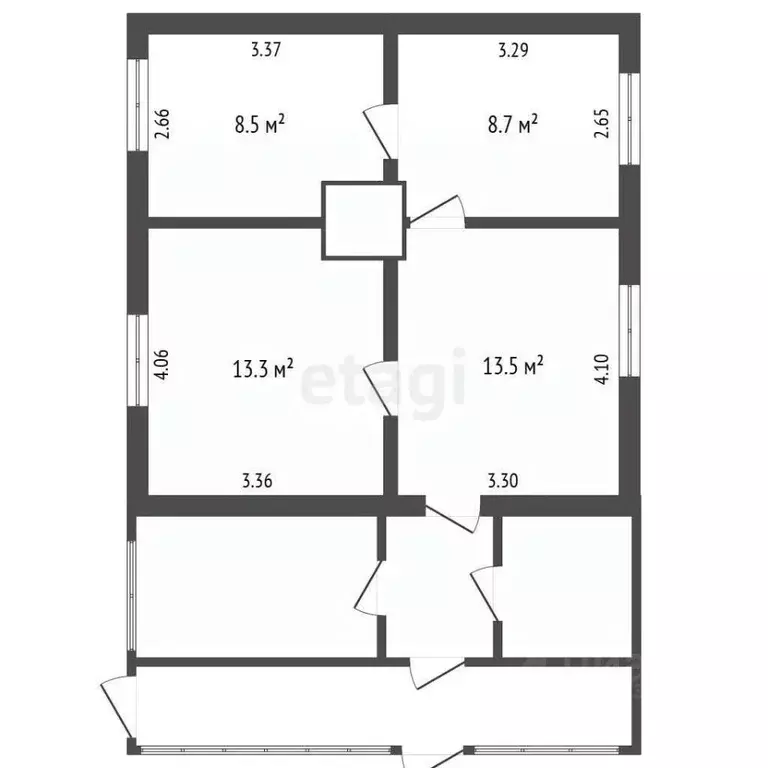 Дом в Свердловская область, Тугулымский муниципальный округ, с. ... - Фото 1