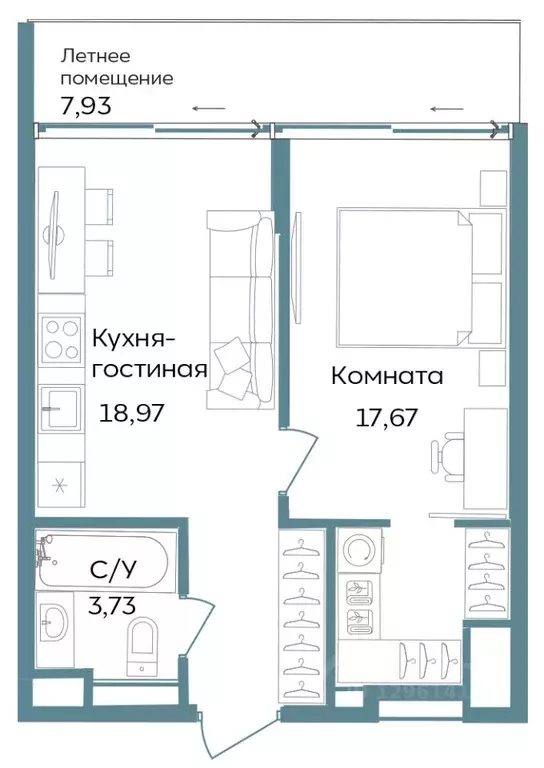 1-к кв. Крым, Саки ул. Морская (48.3 м) - Фото 0