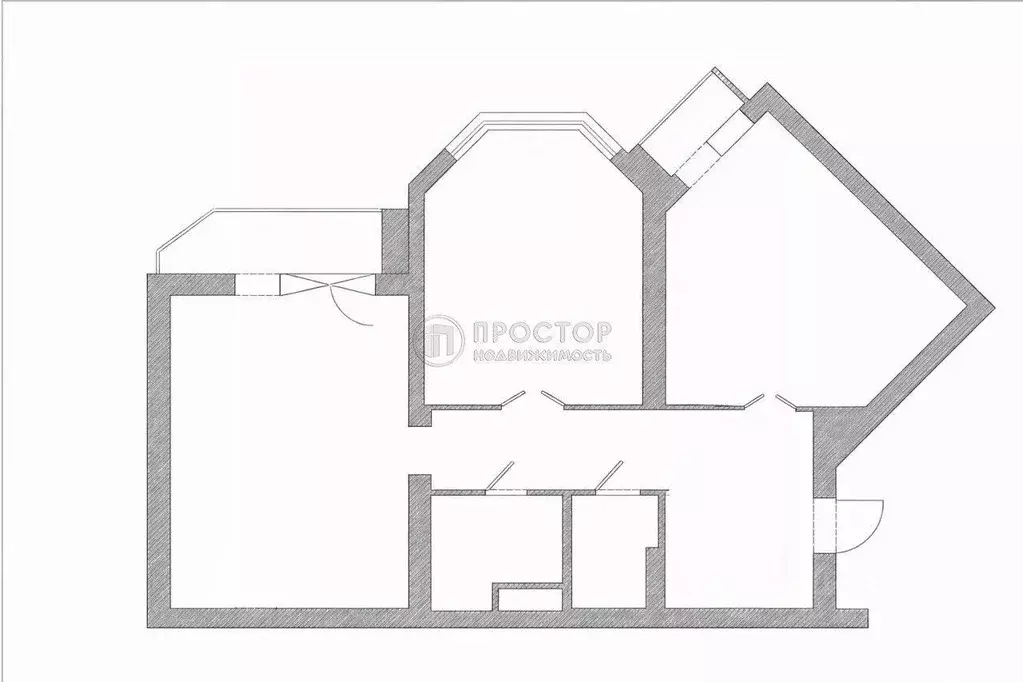 Квартира, 2 комнаты, 88 м - Фото 1