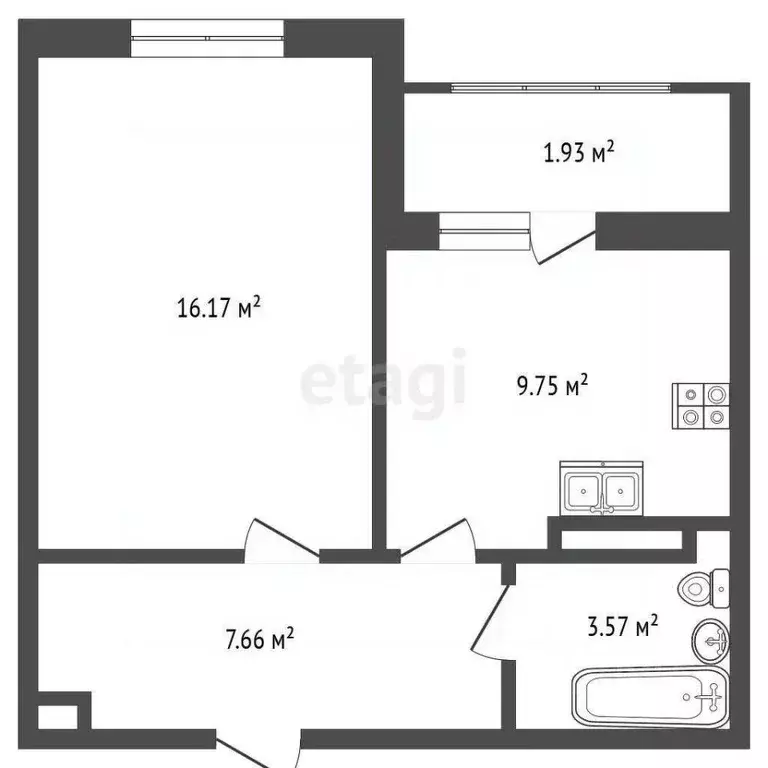1-к кв. Крым, Евпатория ул. Чапаева, 28Д (37.1 м) - Фото 1