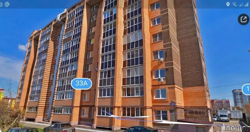 1-к кв. Мордовия, Саранск ул. Кирова, 33А (36.0 м) - Фото 0