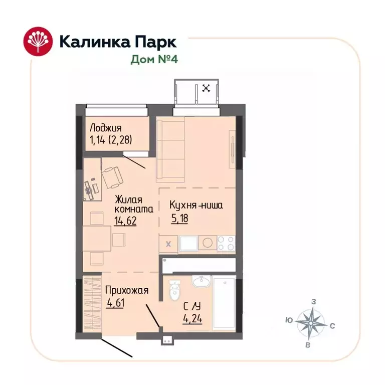 Студия Удмуртия, Ижевск Восток-3 МОТ СНТ, 90 (29.79 м) - Фото 1