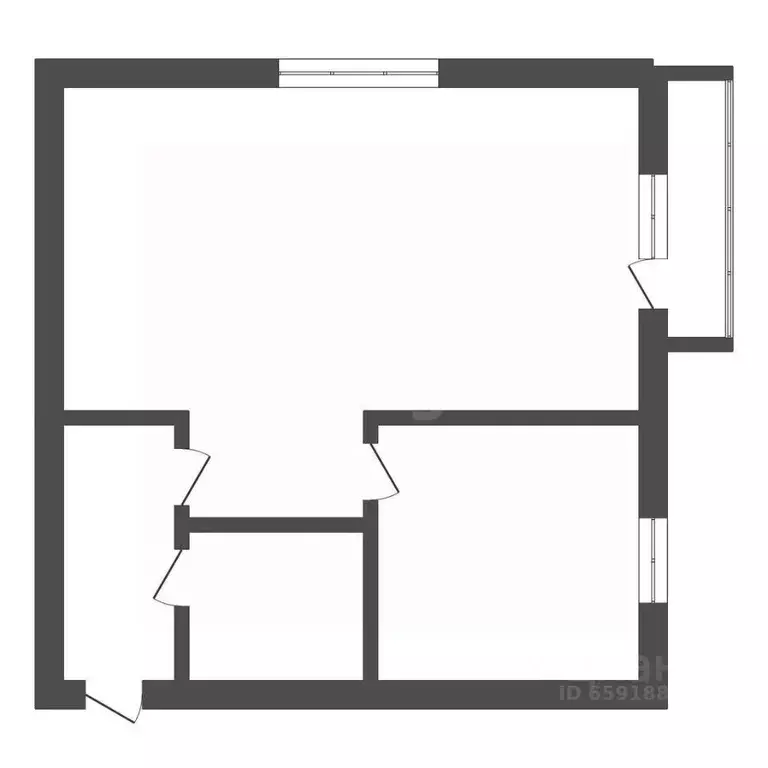 1-к кв. Тульская область, Тула ул. Пузакова, 16 (30.6 м) - Фото 2