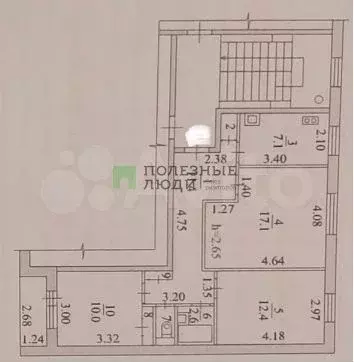 3-к. квартира, 65,8 м, 4/5 эт. - Фото 0