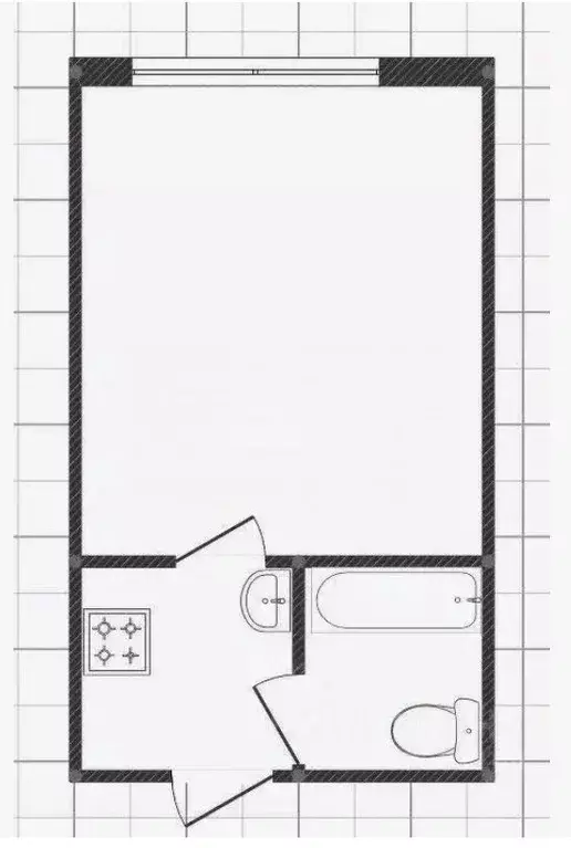 1-к кв. Липецкая область, Липецк ул. Вермишева, 18/1 (17.6 м) - Фото 2