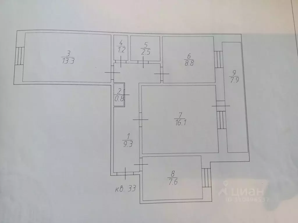 3-к кв. Саратовская область, Саратов ул. Имени А.И. Куприянова, 16 ... - Фото 0