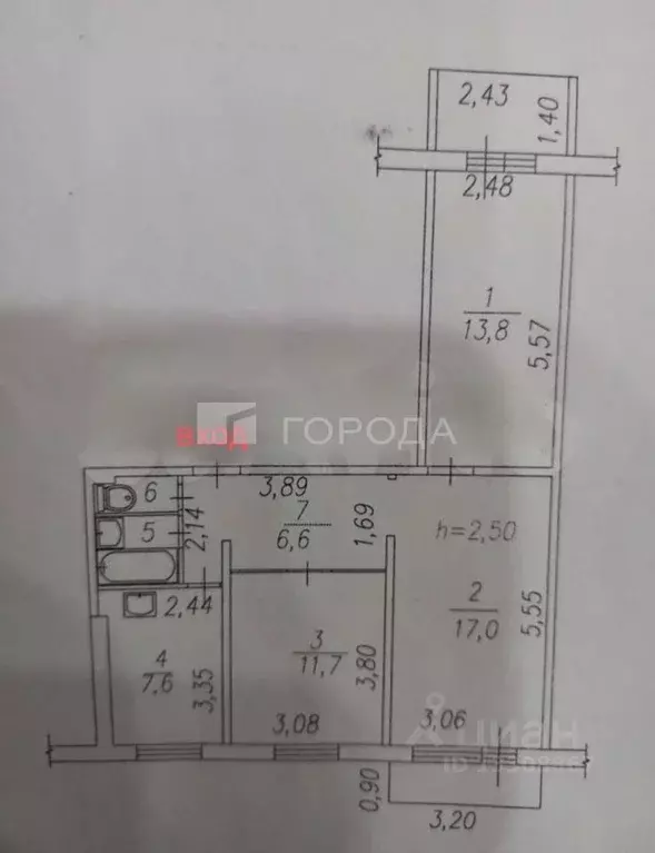 3-к кв. Кемеровская область, Новокузнецк ул. 11-й Гвардейской Армии, 8 ... - Фото 2