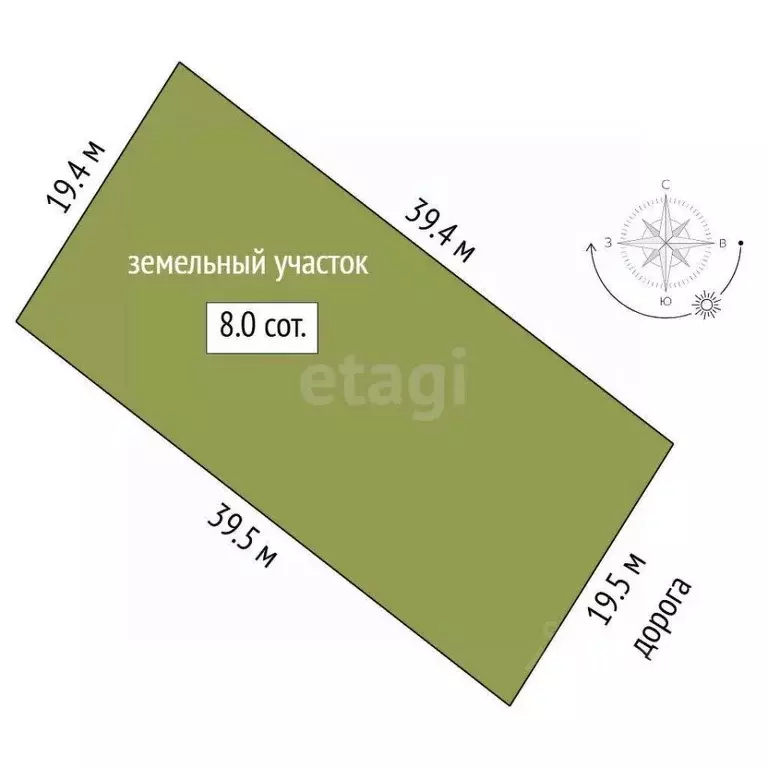 Участок в Тюменская область, Нижнетавдинский муниципальный округ, ... - Фото 2