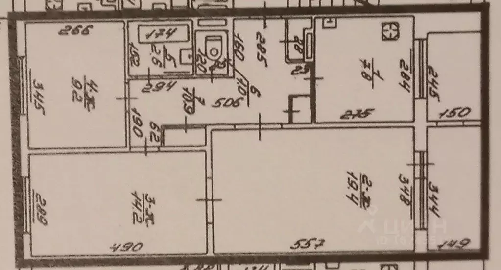 3-к кв. Калининградская область, Калининград Батальный пер., 1 (65.1 ... - Фото 2